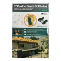 C-51737OZ  8" Post To Beam Bolt Inline