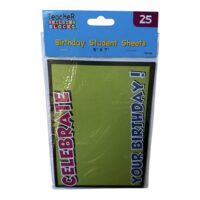 C-TB146  25 Birthday Sheets