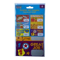 C-TB239  6Pc Scratch-off Stickers