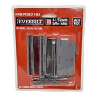 C-478030  3.5” 3Pc Black Hinge